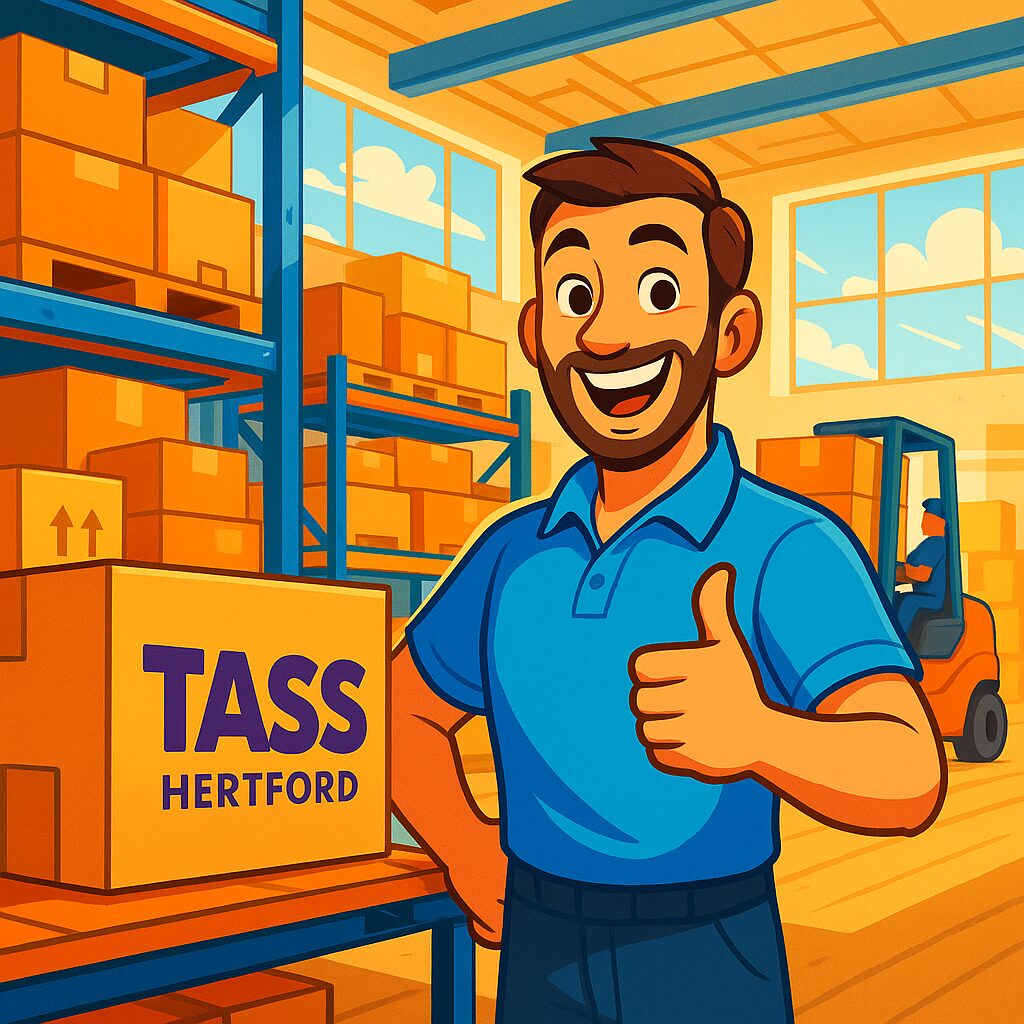 Tass Hertford Fulfilment Centre for Sunscription boxes